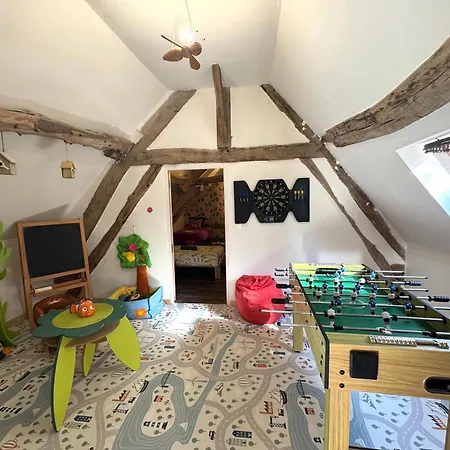 La Maison Labonnechose - Piscine Chauffee - Calme - Jeux Vakantiehuis Notre-Dame-de-Fresnay